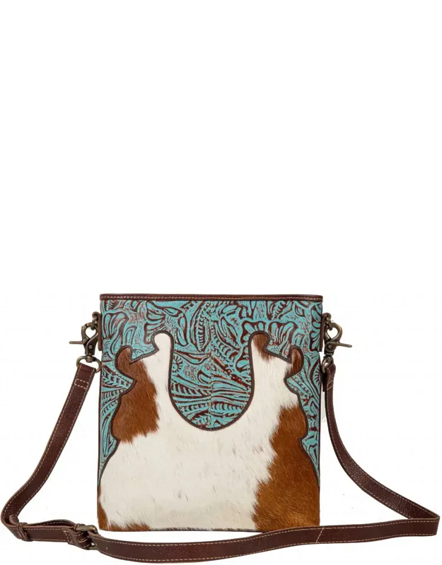 Ridge Morning Glory Leather Bag
