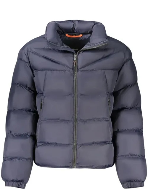 Napapijri Poliammide Jacket With Appliqué And Recycled Material