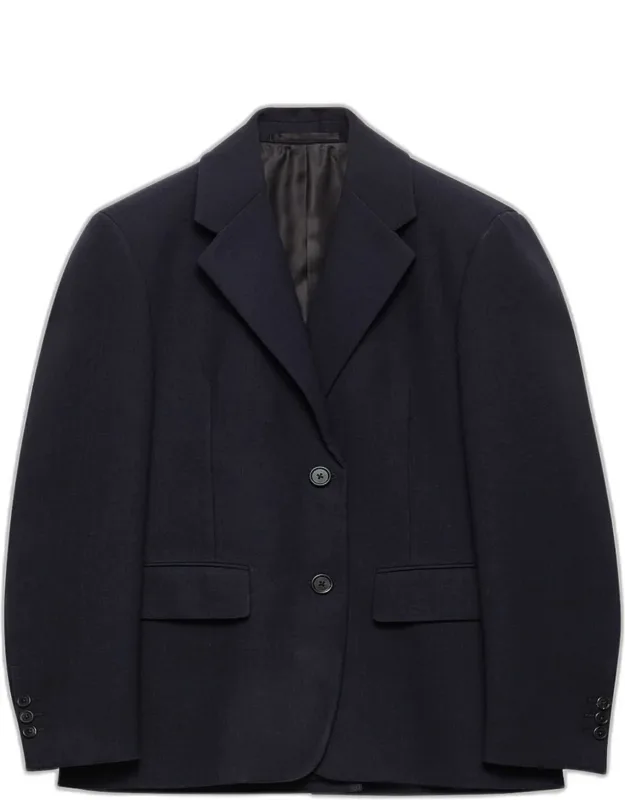 Single-breasted Wool Blazer