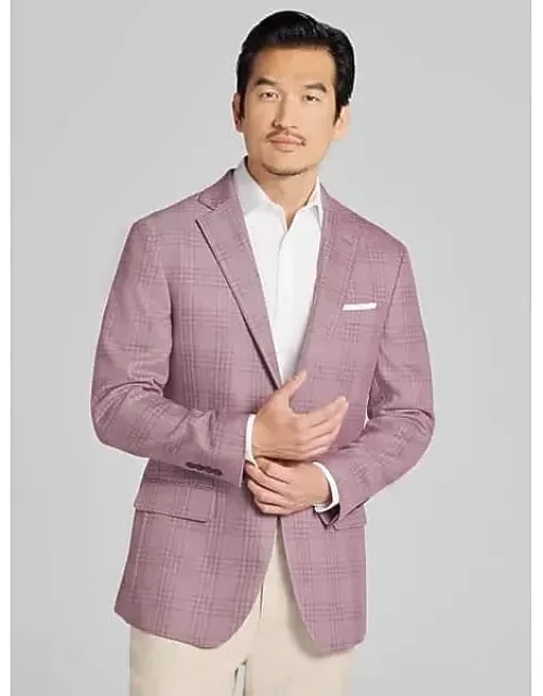 Big & Tall Modern Fit Plaid Sport Coat