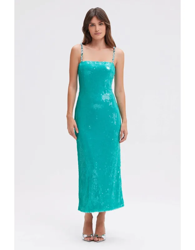 Sequin Midi Dress