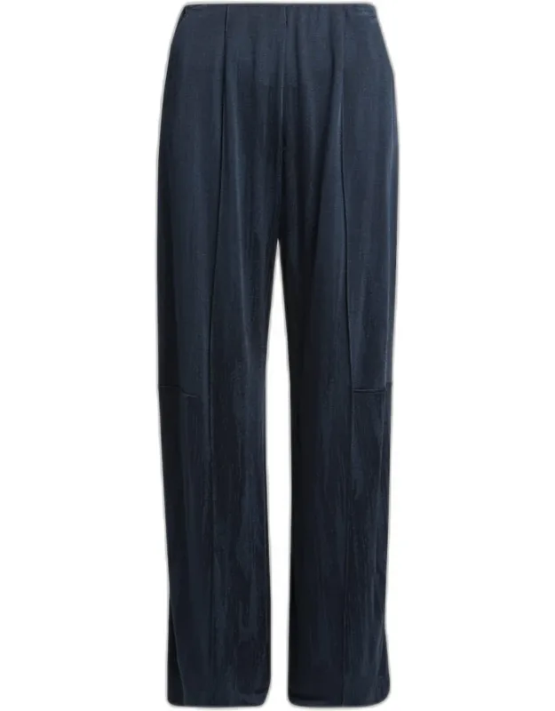 Jacquard Jersey Straight-leg Trousers