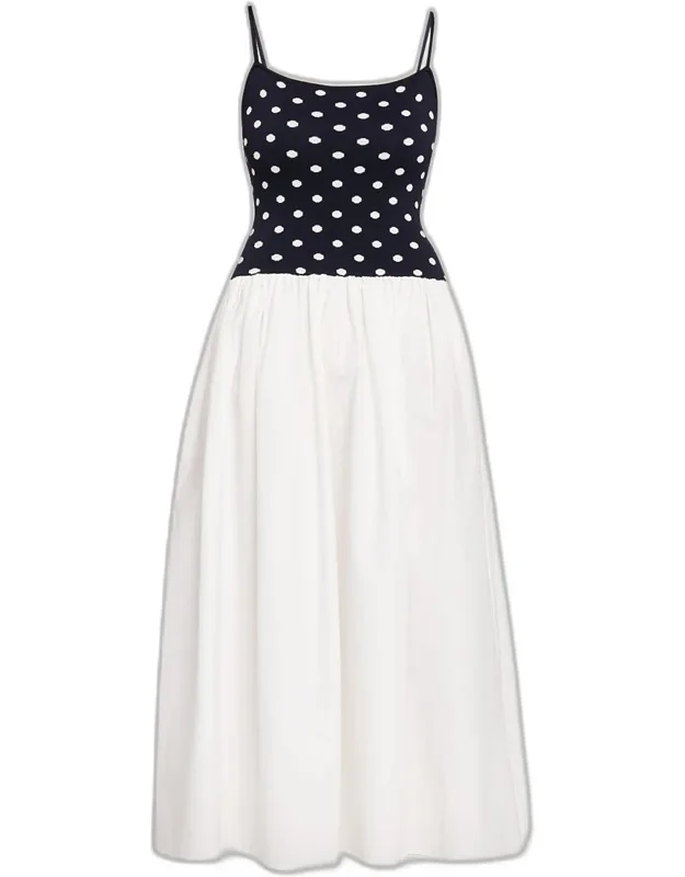 Drop-waist Midi Dress