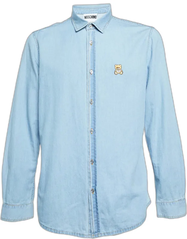 Chambray Teddy Patch Shirt