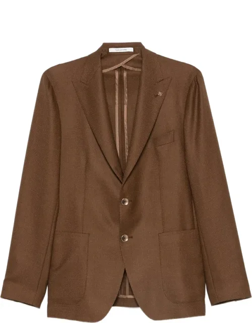 Pin-lapel Single-breasted Blazer