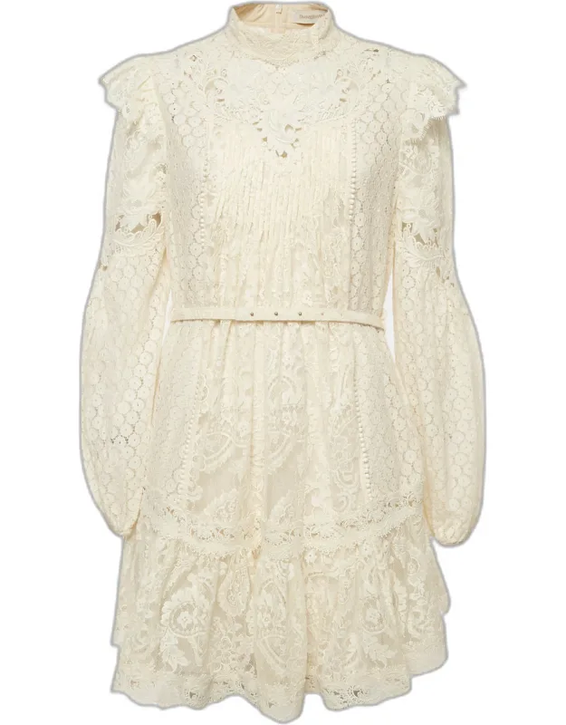 Lace Concert Textured Mini Dress