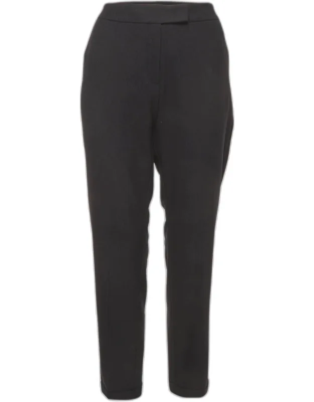 Jacquard Cuffed Hem Tailored Trousers
