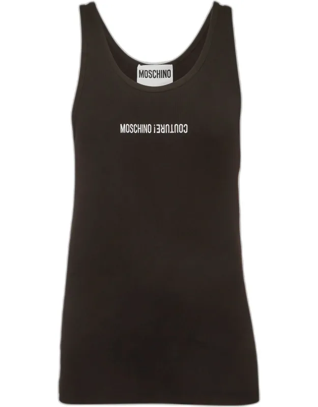 Rib Knit Sleeveless Tank Top