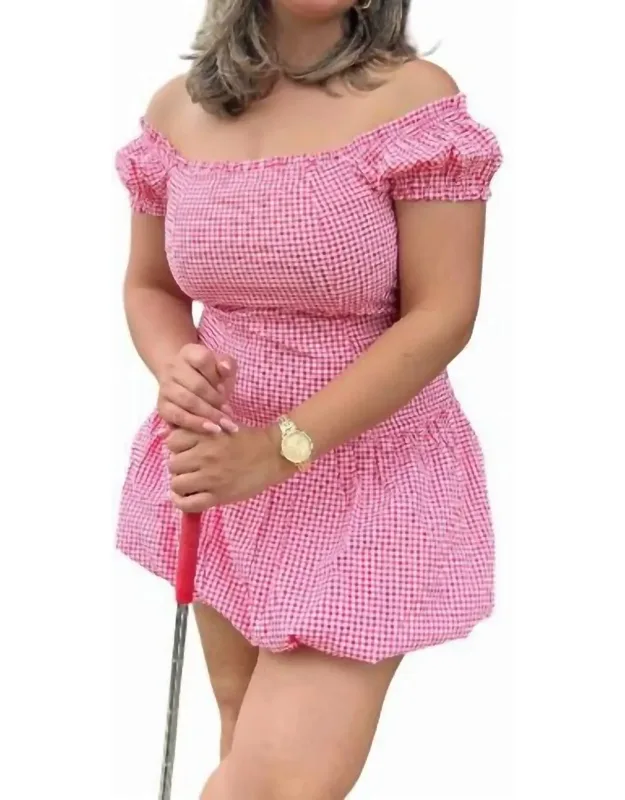 Gingham Bubble Dress