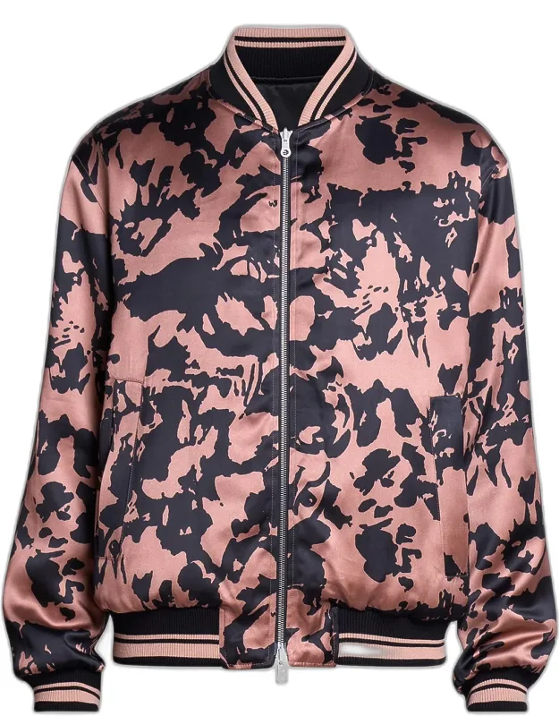 Volker Viscose Ribbed-trim Bomber Jacket
