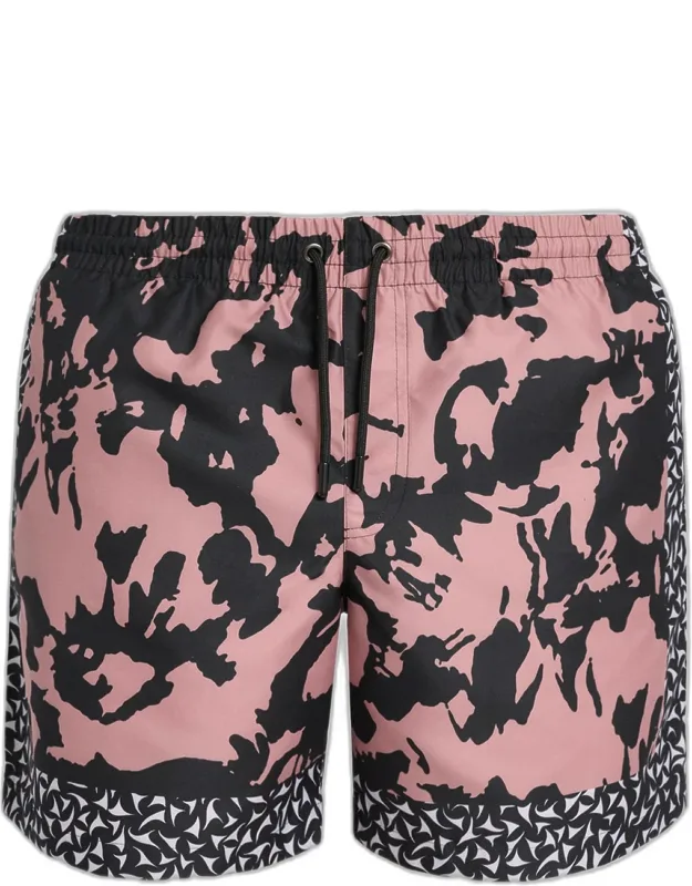 Phibbs Floral-print Lined Nylon Swim Trunks