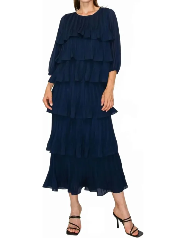 Ruffle Top With Matching Ruffle Skirt Set
