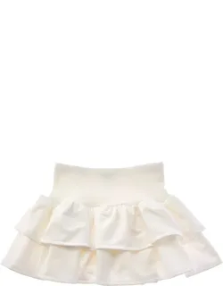 French Terry Ruffle Skirt