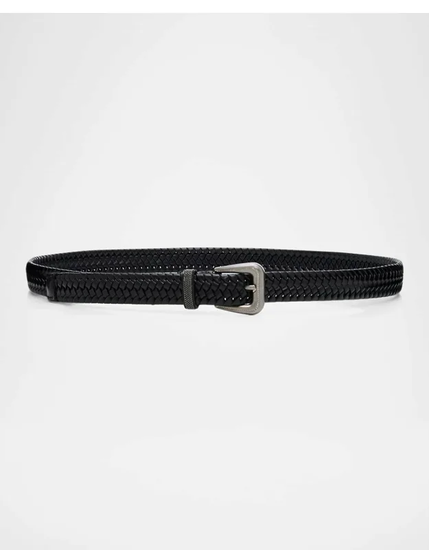 Woven Leather Belt