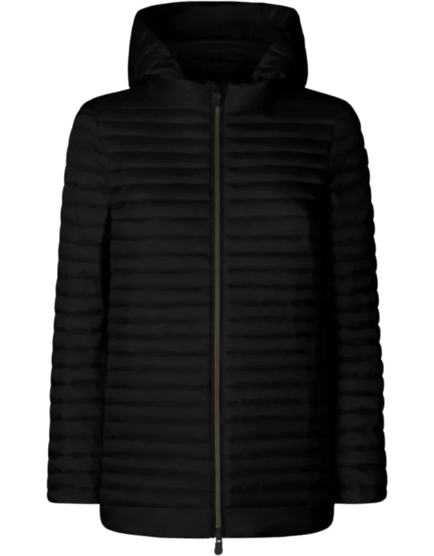Cropped Quilted Padded Coat