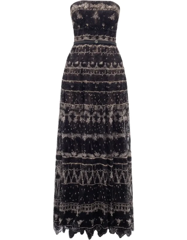 Beaded Tulle Dress