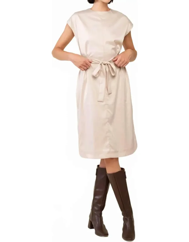 Tie Waist Midi Dress