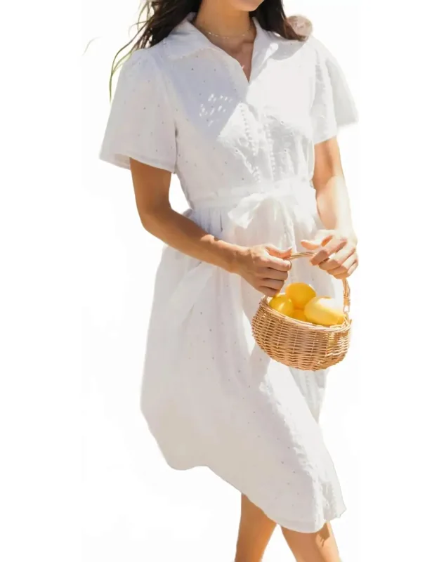 Eyelet Dress