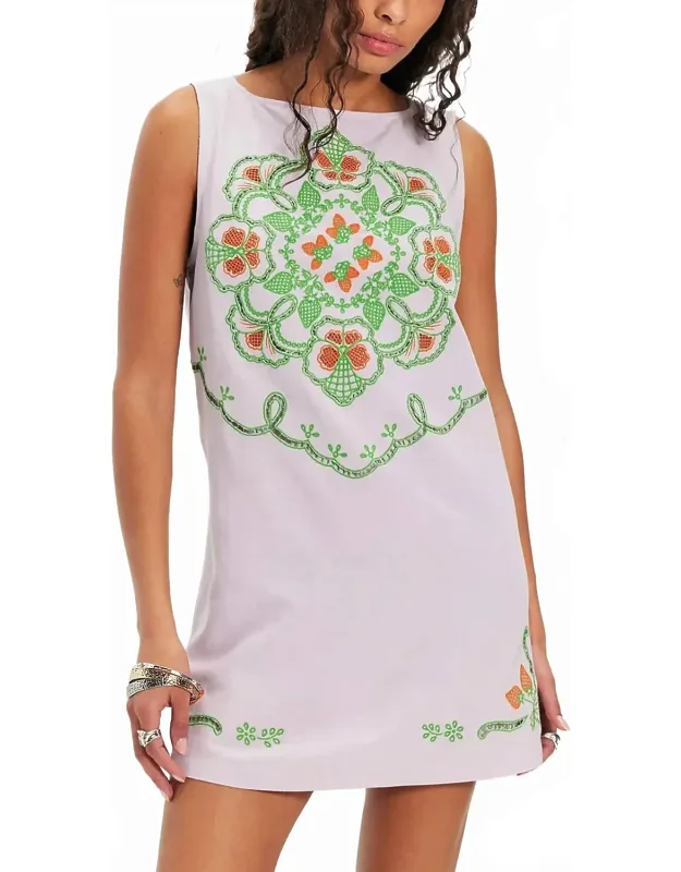Electric Garden Mini Dress