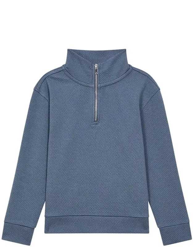 Bishop 1/2-zip Textured Pullover