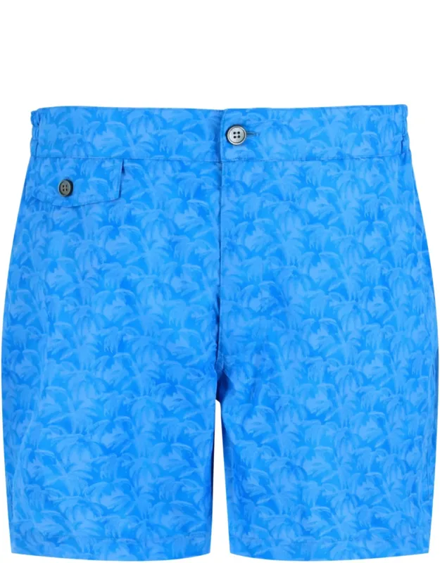 Incotex Mare Swim Trunks With Half Elastic Waistband And Water Resistant Carrying Case