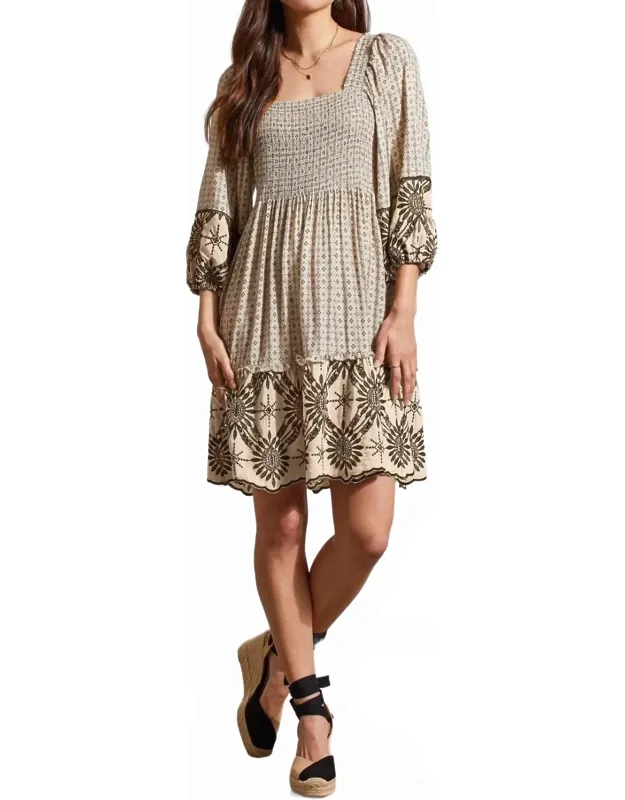 Two Ways Printed Dress