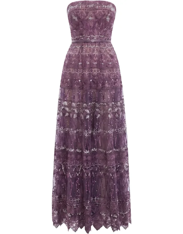 Beaded Tulle Dress