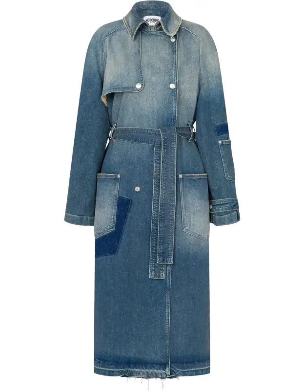 Mid-length Denim Coat