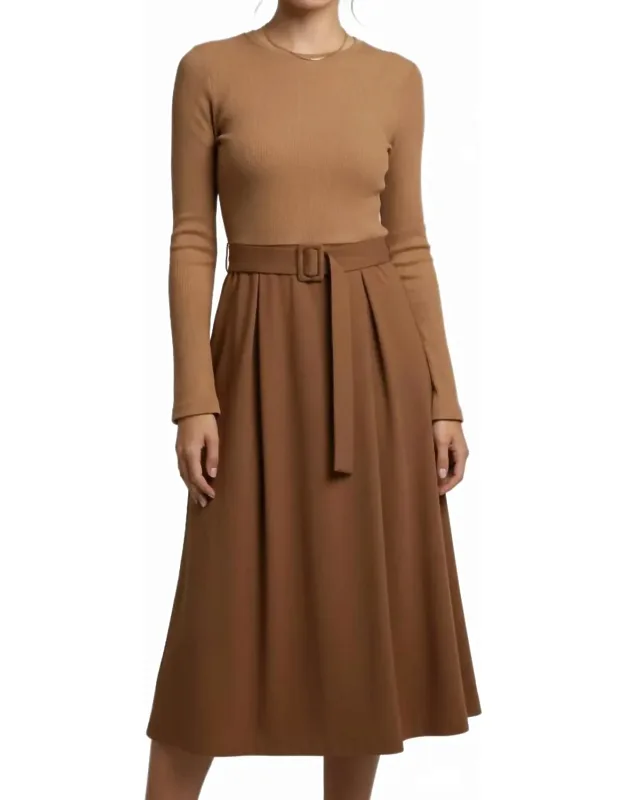 Knit On Cotton Dress
