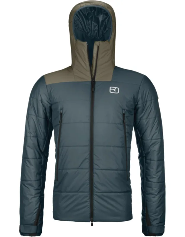 Swisswool Zinal Quilted Hooded Ski Jacket