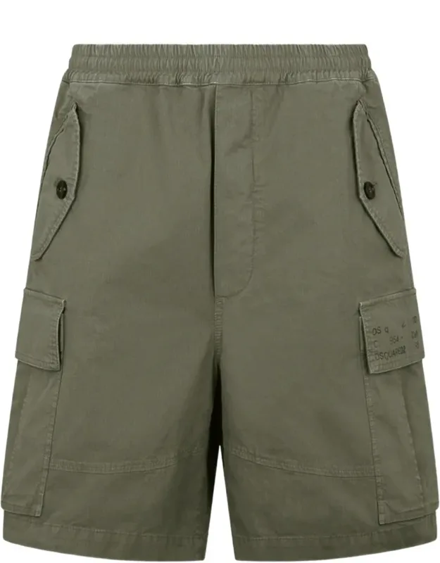Ripstop Elasticated Side Flap Shorts