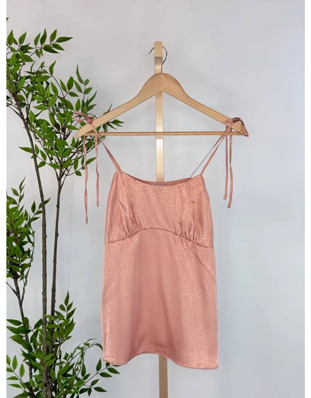 Soft Focus Tie-strap Cami Top