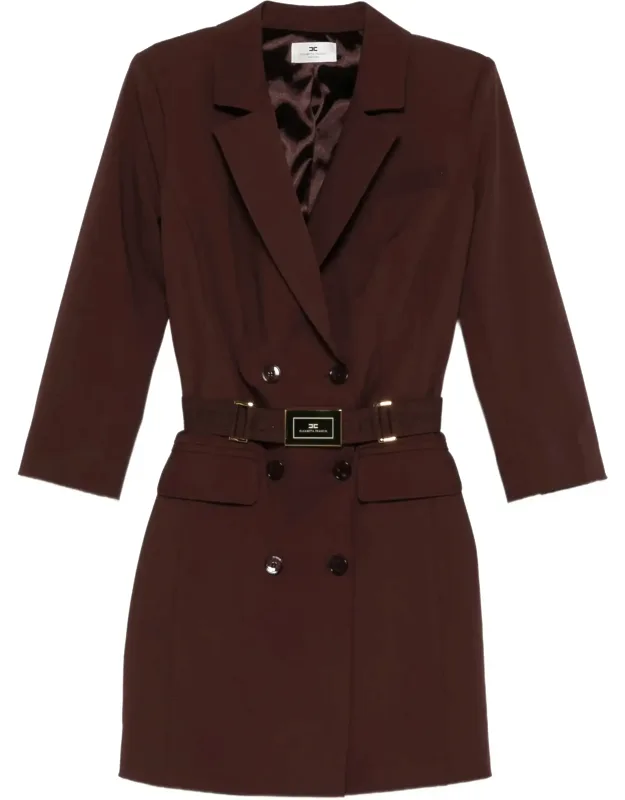 Tailored Double-breasted Dress
