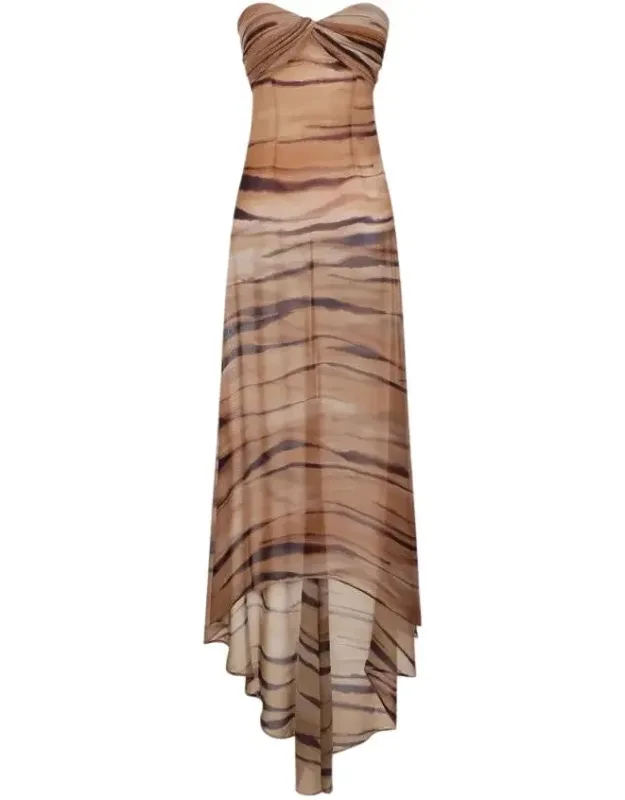 Chiffon Off Shoulder Dress