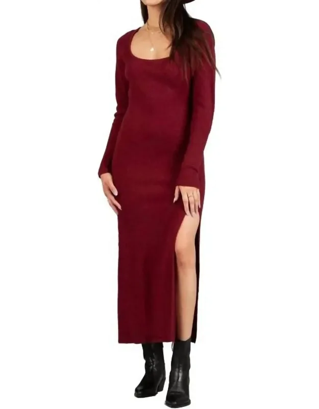 Ivy Long Sleeve Sweater Dress