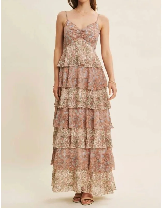 Penelope Tiered Ruffle Maxi Dress
