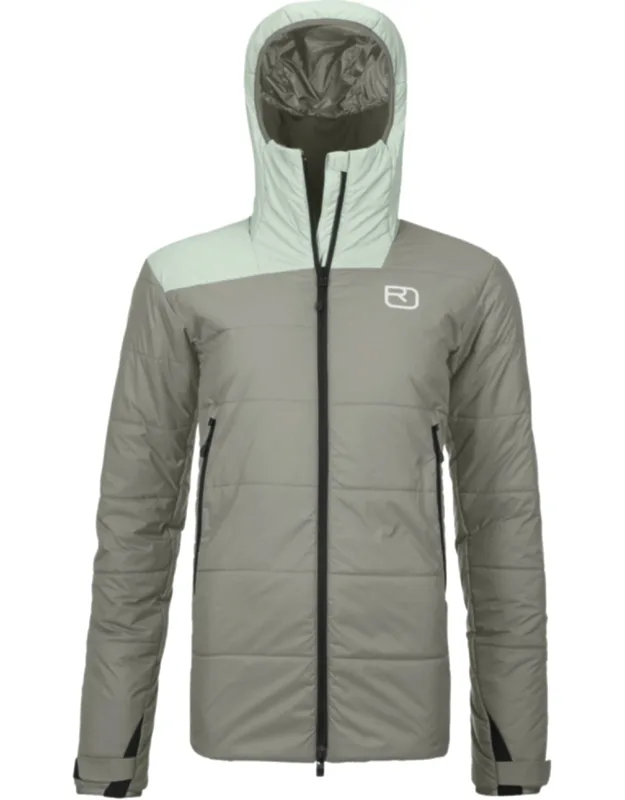 Swisswool Zinal Quilted Hooded Ski Jacket