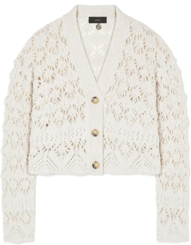 Open-knit Cotton Cardigan