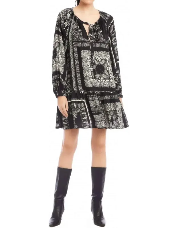 Mini Dress In Print