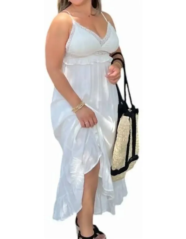Eyelet Maxi Dress