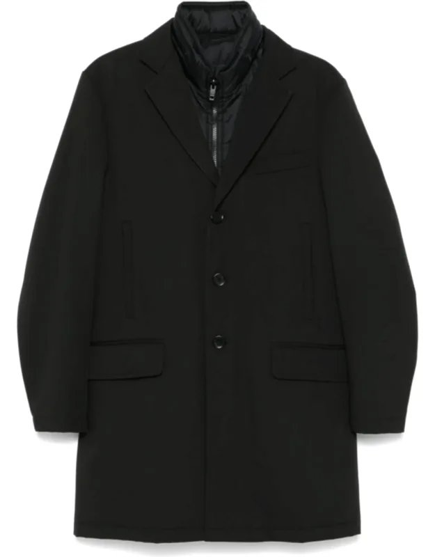 Tailored Double Coat With Removable Padded Gilet