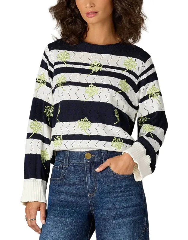 Double Layer Round Neck Sweater