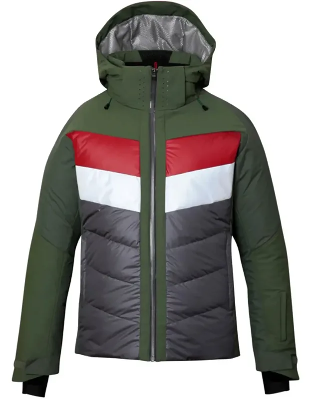 De Lorean Quilted Ski Jacket