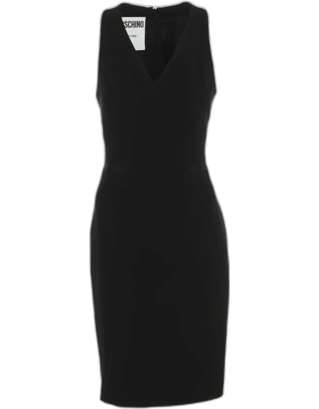 Couture Crepe Sleeveless Short Dress