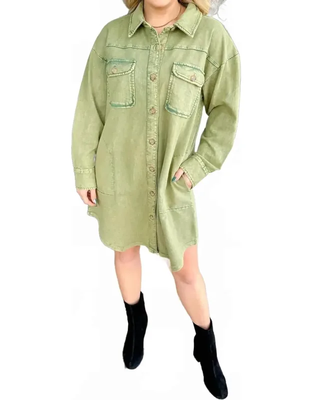 Knit Shacket Dress