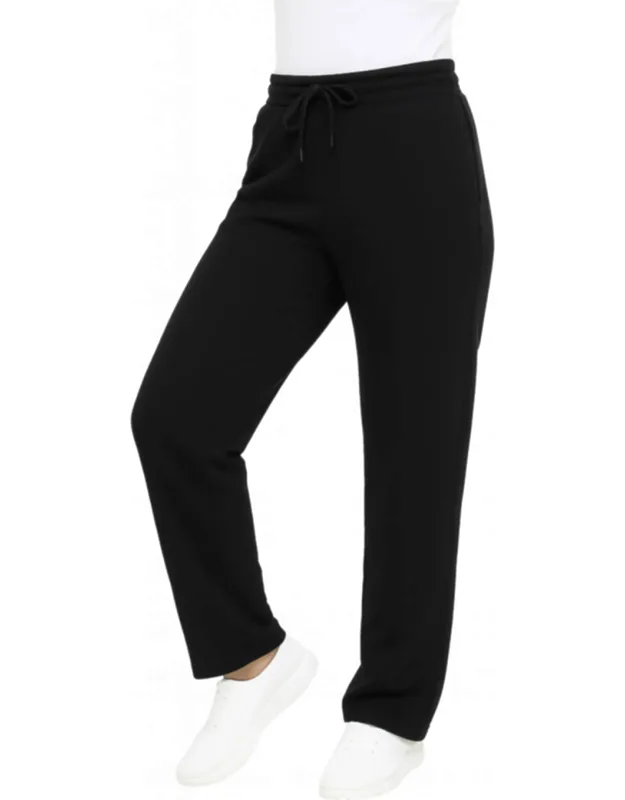 Loose Fit Classic Heavyweight Fleece Sweatpants With Open Bottom