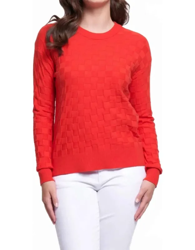 Check List Sweater