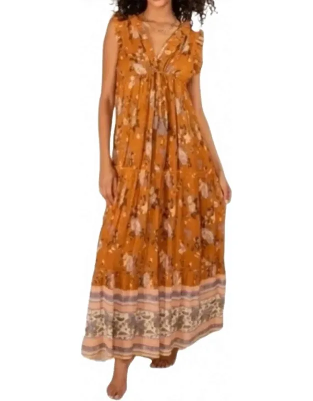 Sleeveless Floral Maxi Dress