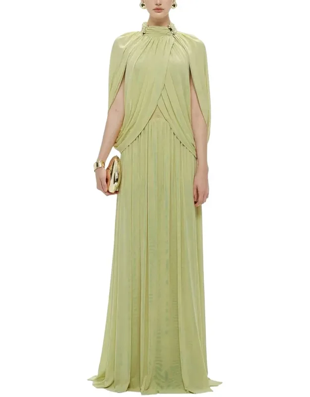 Emma Way Maxi Dress, 100% Polyester, Gentle Hand Wash
