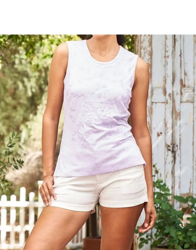 Embroidered Tank Top